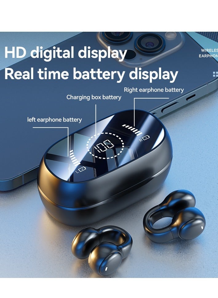 سماعات أذن بلوتوث بمشبك - تحمي سمعك، صوت هاي فاي 9D، لمستخدمي سماعات الرأس الثقيلة والأطفال، المستخدم في الهواء الطلق - Image 5